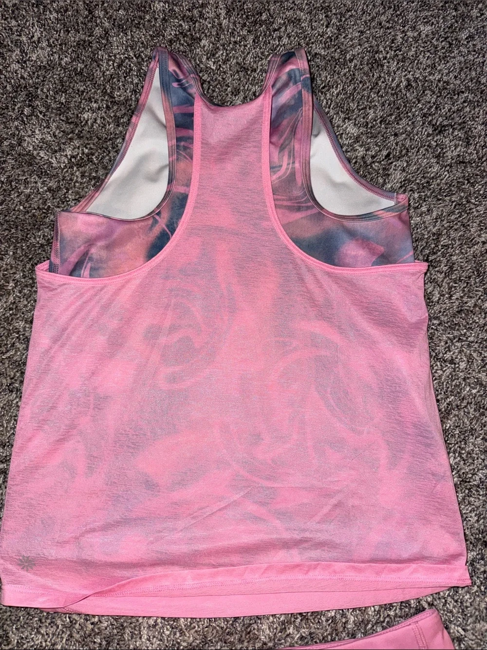 Athleta girls perfect pair camisolt perfect pair , run the world shorts 8/10